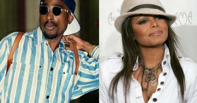 Tupac Shakur and Janet Jackson. REUTERS/Combination