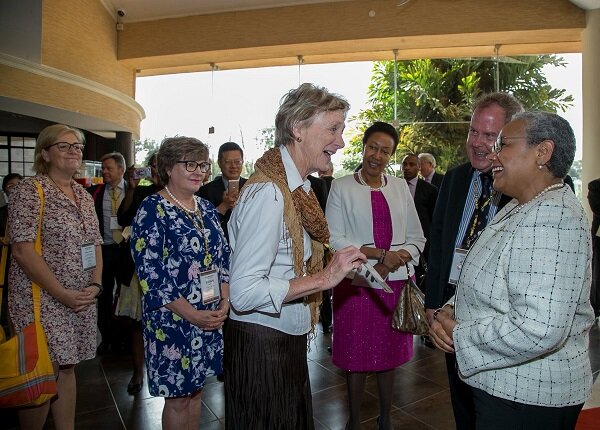 First Lady joins heads of G-20 league of schools to discuss environment